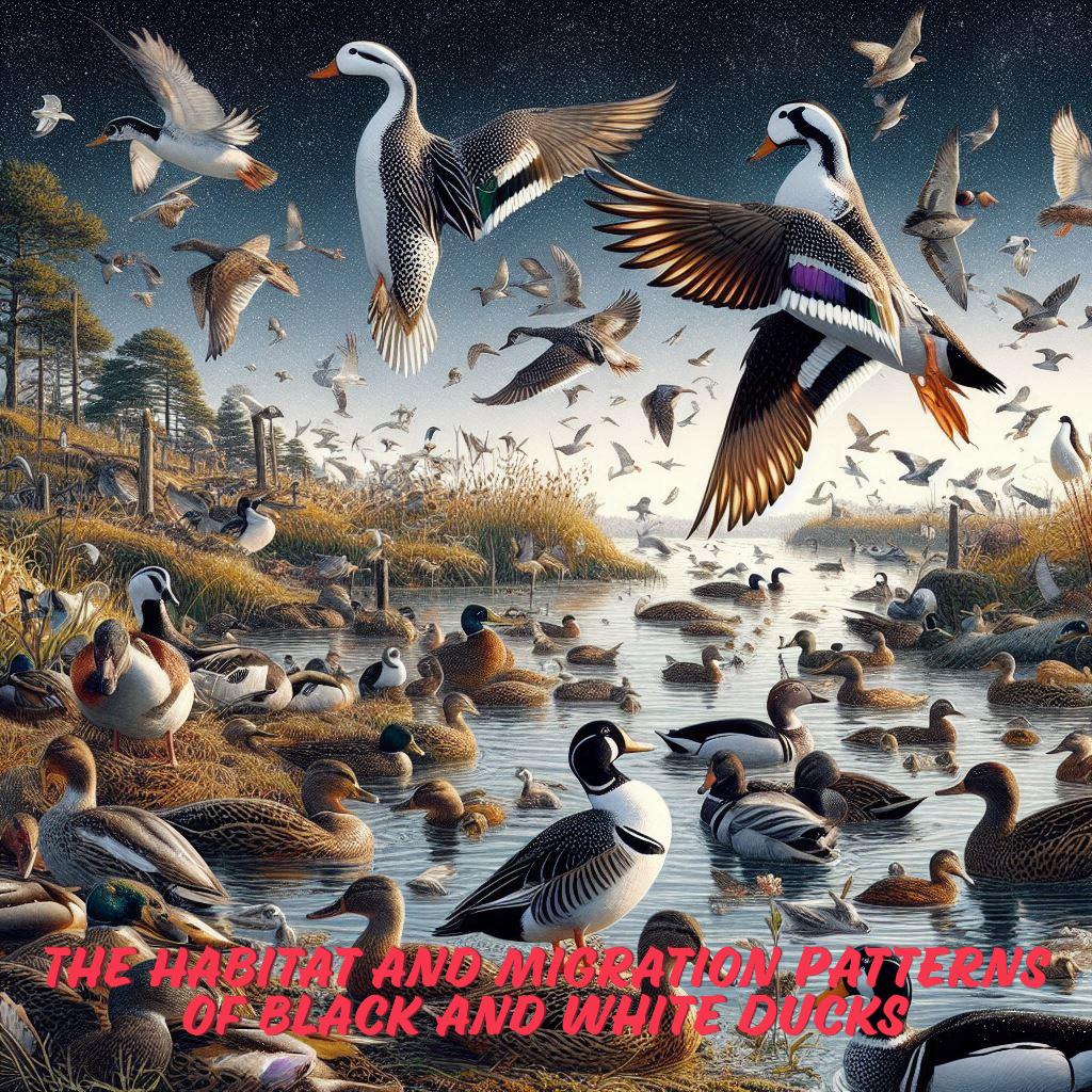 The Habitat and Migration Patterns of Black and White Ducks